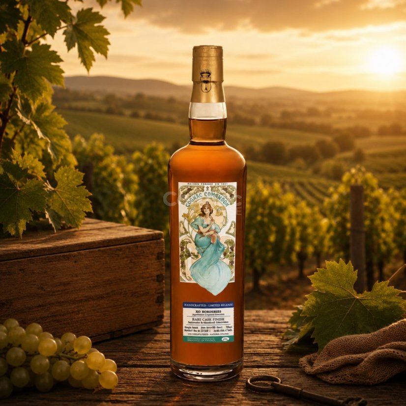 Comandon Rare Cask 2011 Borderies 42% 0,7l (dřevěný box)