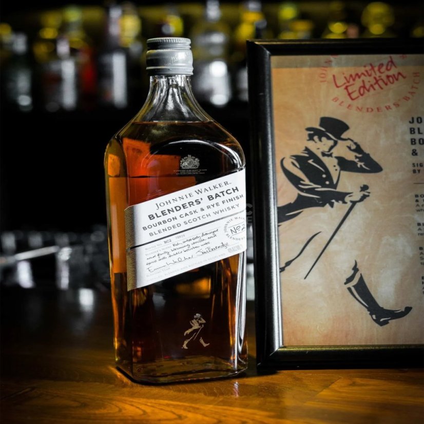 Johnnie Walker Blender's Batch Bourbon cask & Rye finish 40% 1l (karton)