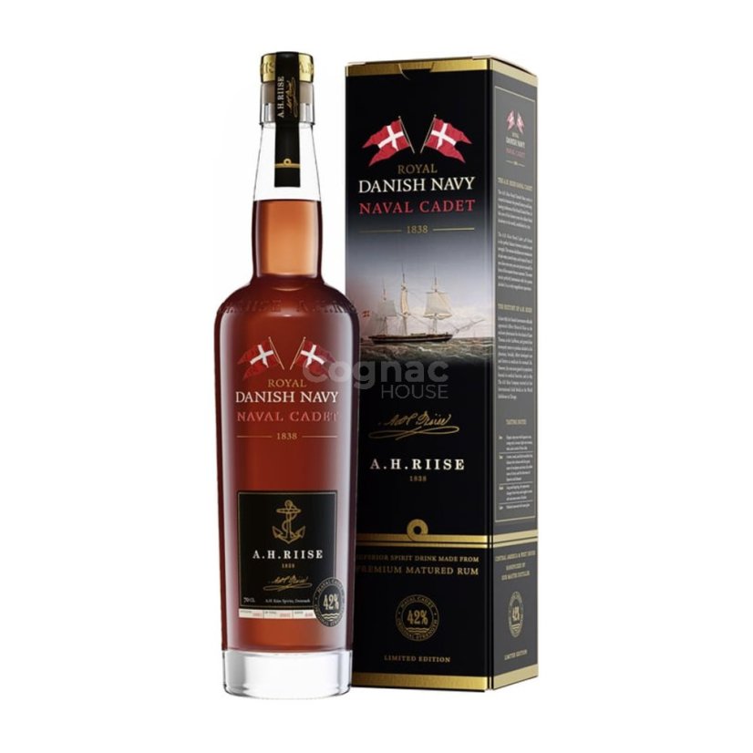 A. H. Riise Royal Naval Cadet 42% 0,7l (karton)