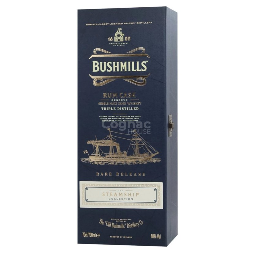 Bushmills Steamship Collection Rum Cask 40% 0,7l (dárkový box)