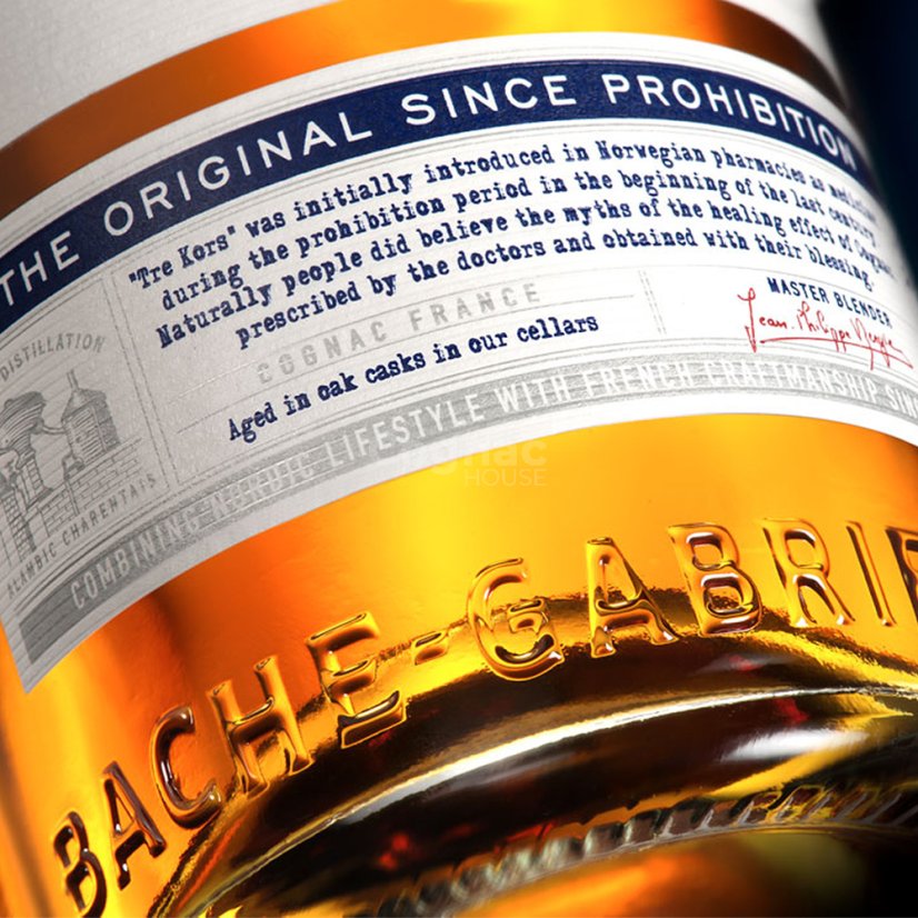 Bache Gabrielsen VS Tre Kors 40% 0,7l (karton)