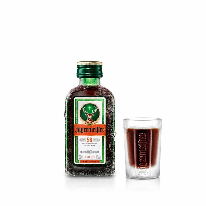 Jägermeister 35% 0,04l  (holá láhev)