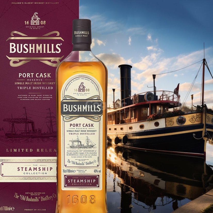 Bushmills Steamship Collection Port Cask 40% 0,7l (dárkový box)
