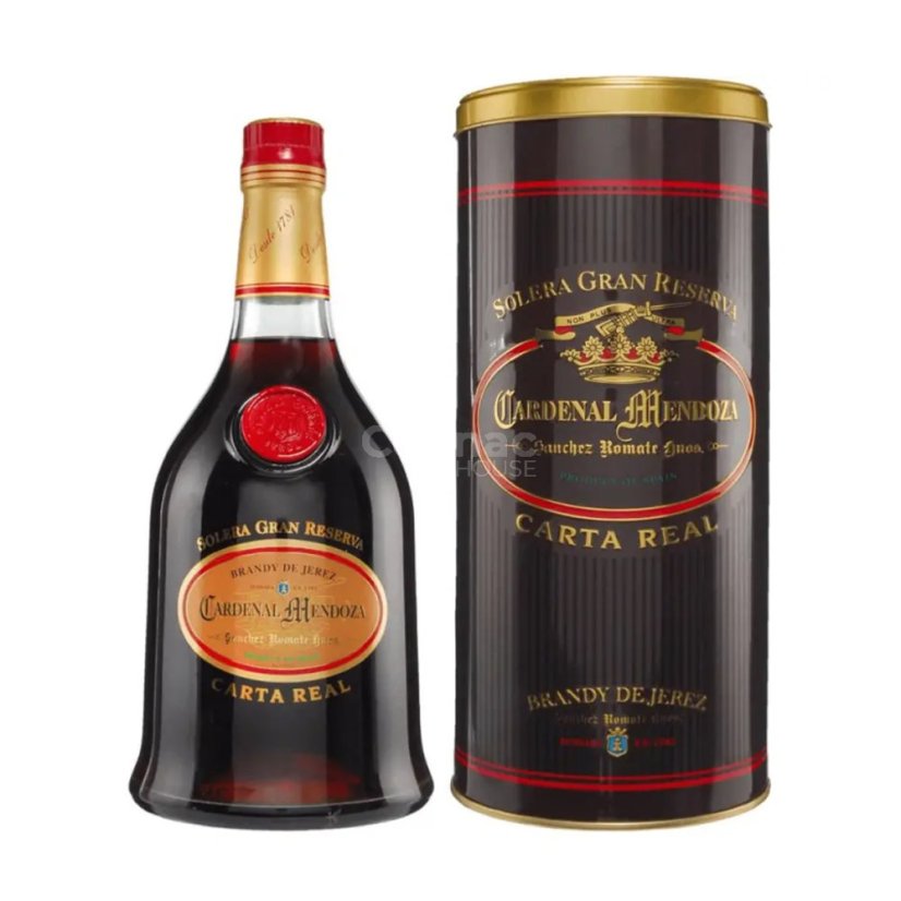 Cardenal Mendoza Carta Real 40% 0,7l (tuba)