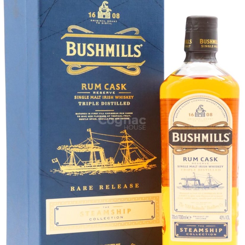 Bushmills Steamship Collection Rum Cask 40% 0,7l (dárkový box)
