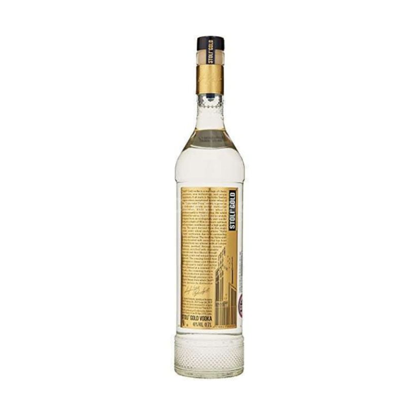 Stoli Gold vodka 40% 1l (holá lahev)