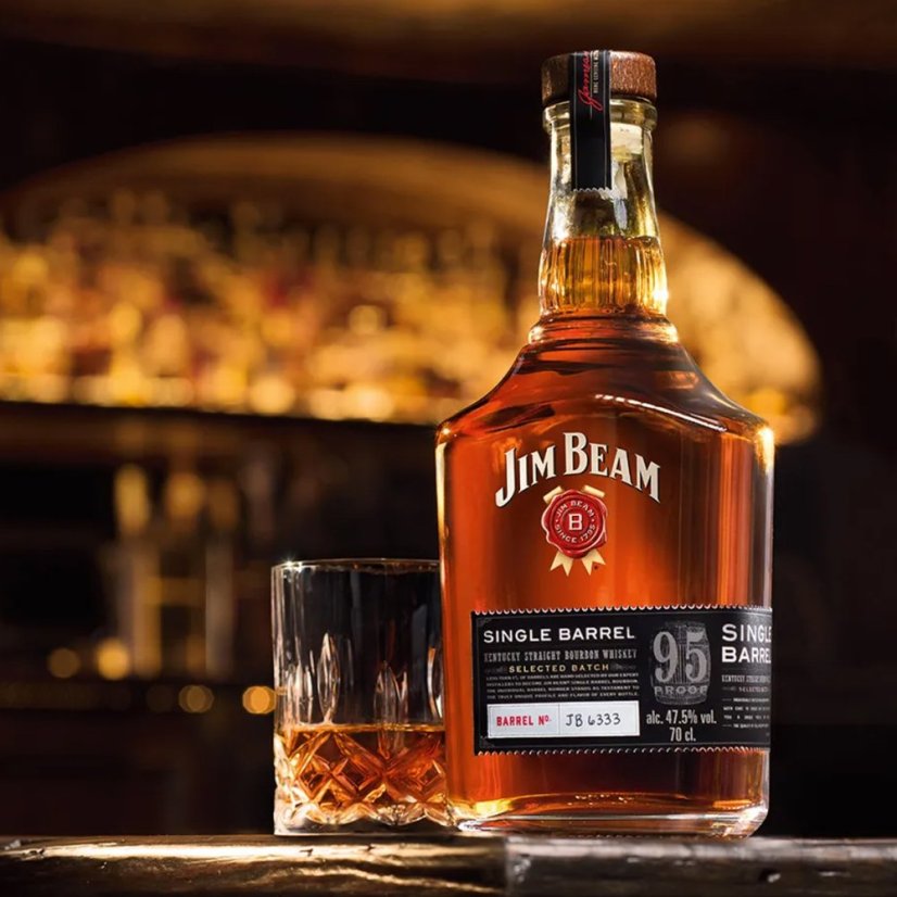 Jim Beam Single barrel 47,5% 0,7l (holá lahev)