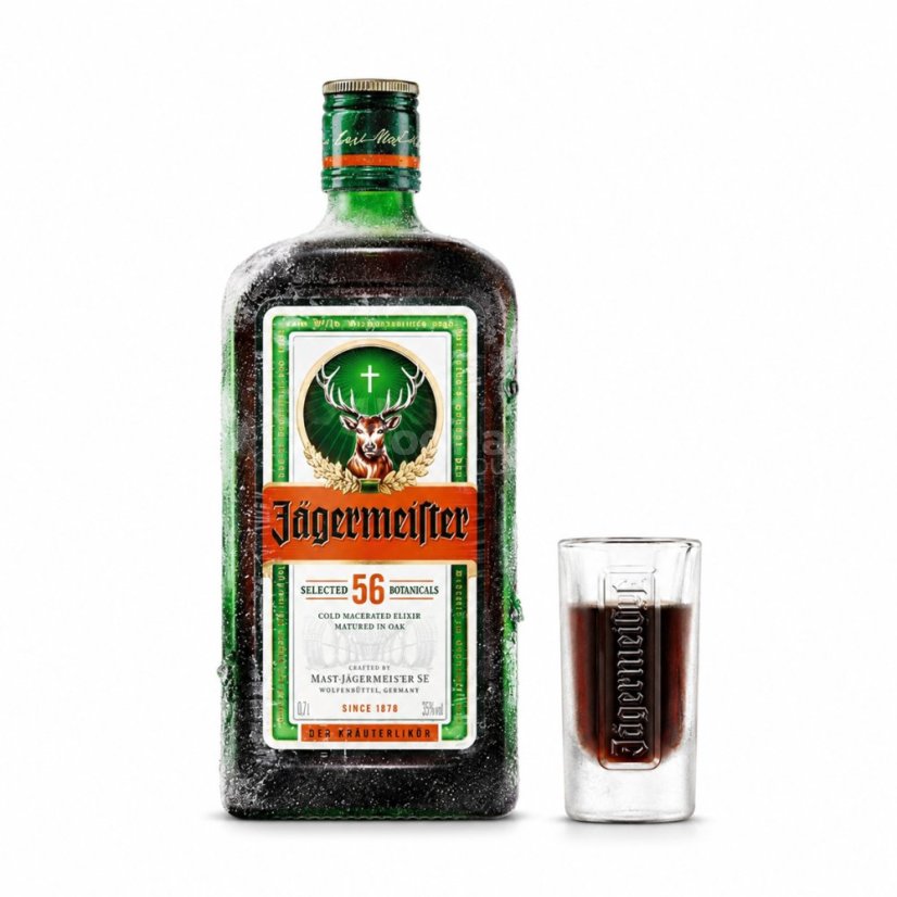 Jägermeister 35% 0,7l  (holá láhev)