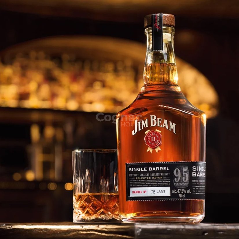 Jim Beam Single barrel 47,5% 0,7l (holá lahev)