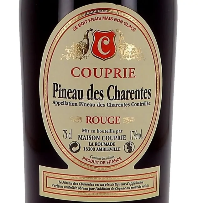 Couprie Pineau Rouge 17% 0,7l (holá lahev)