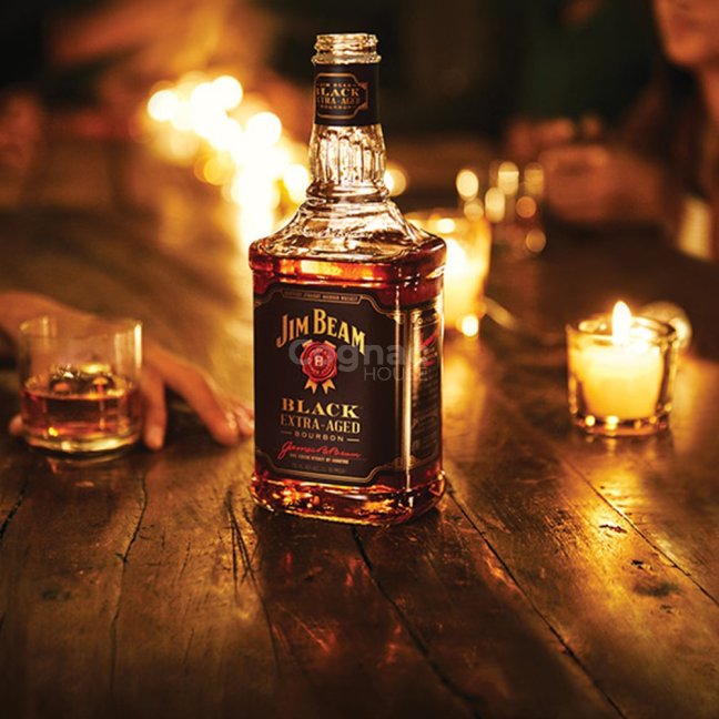 Jim Beam Black Extra Aged 43% 1,0l (karton)