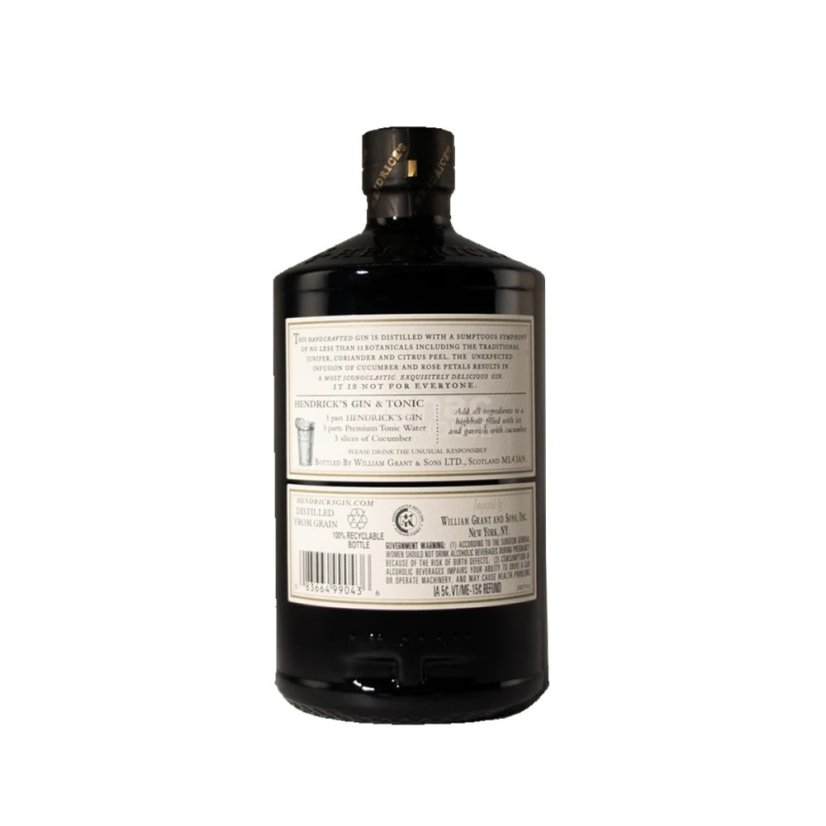 Hendrick's Gin 41,4% 0,7l  (holá lahev)