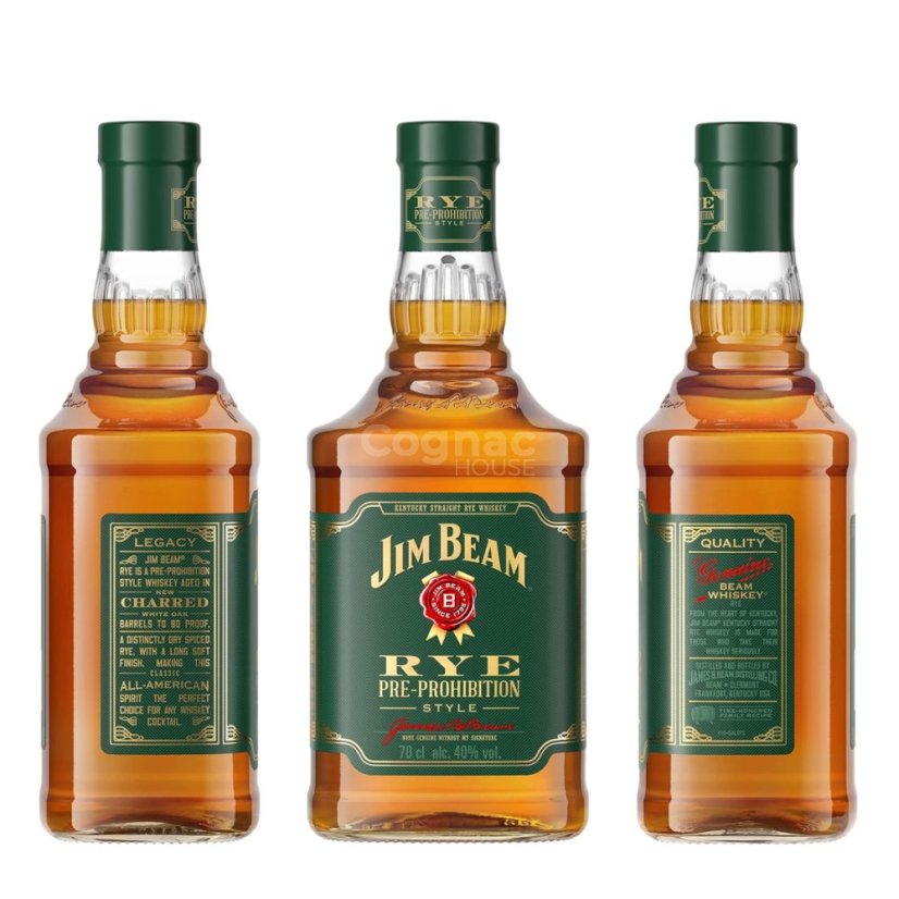 Jim Beam Rye 40% 0,7l (holá lahev)