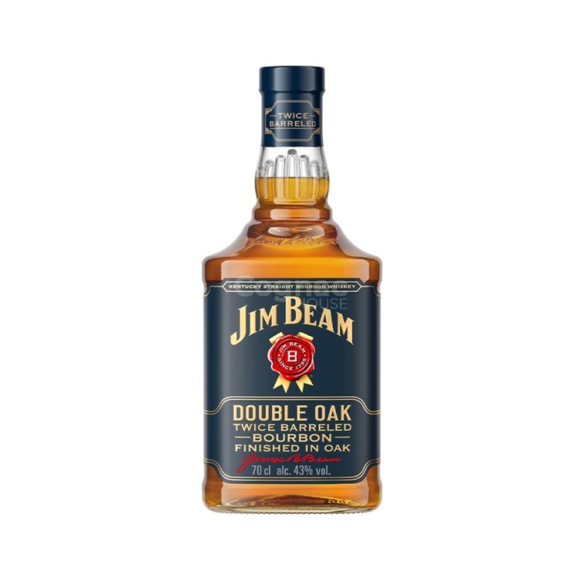Jim Beam Double Oak 43% 0,7l (holá lahev)