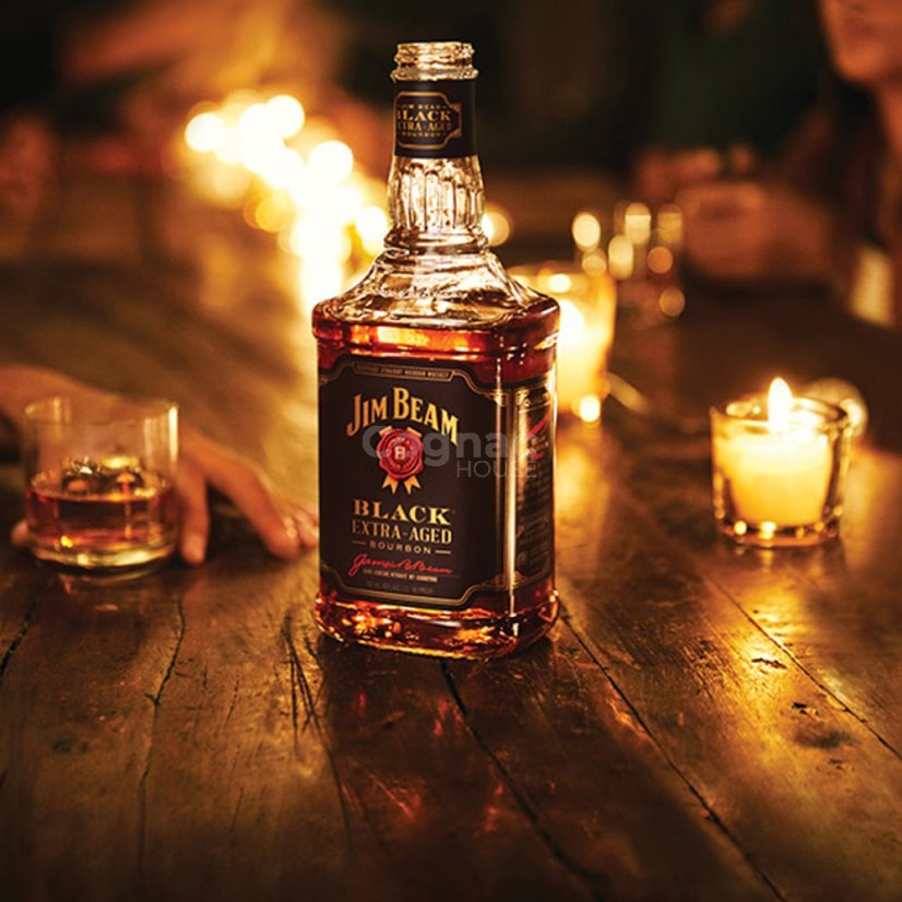Jim Beam Black Extra Aged 43% 0,7l (holá lahev)