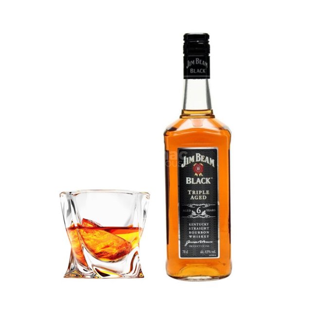 Jim Beam Black 6y Triple Aged 43% 0,7 l (holá lahev)