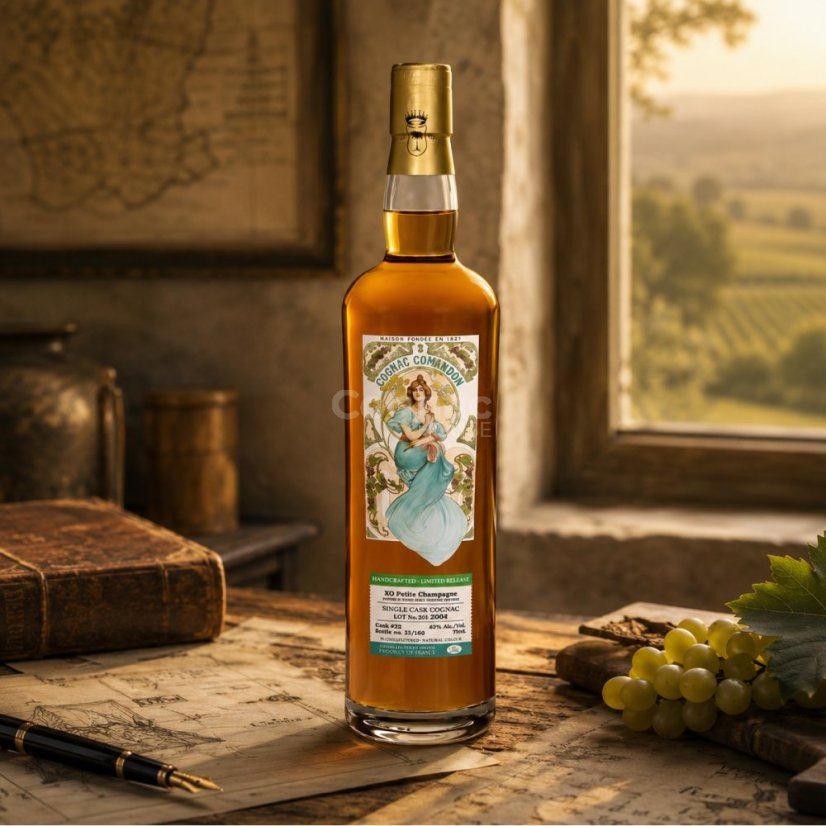 Comandon Rare Cask 2009 Petite Champagne 42% 0,7l (dřevěný box)