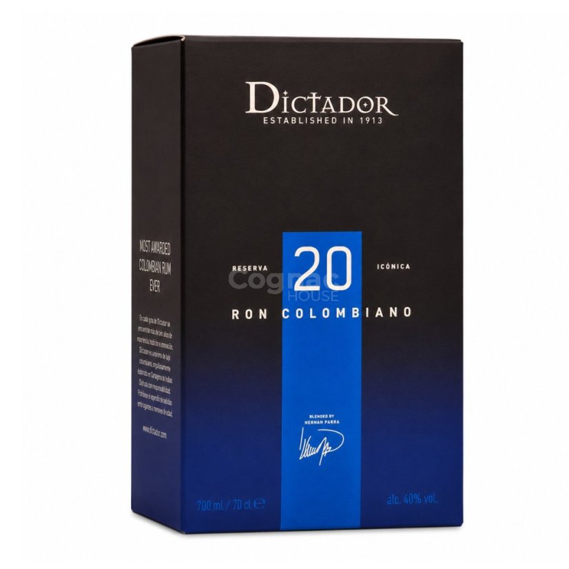 Dictador 20Yo 40% 0,7l (karton)