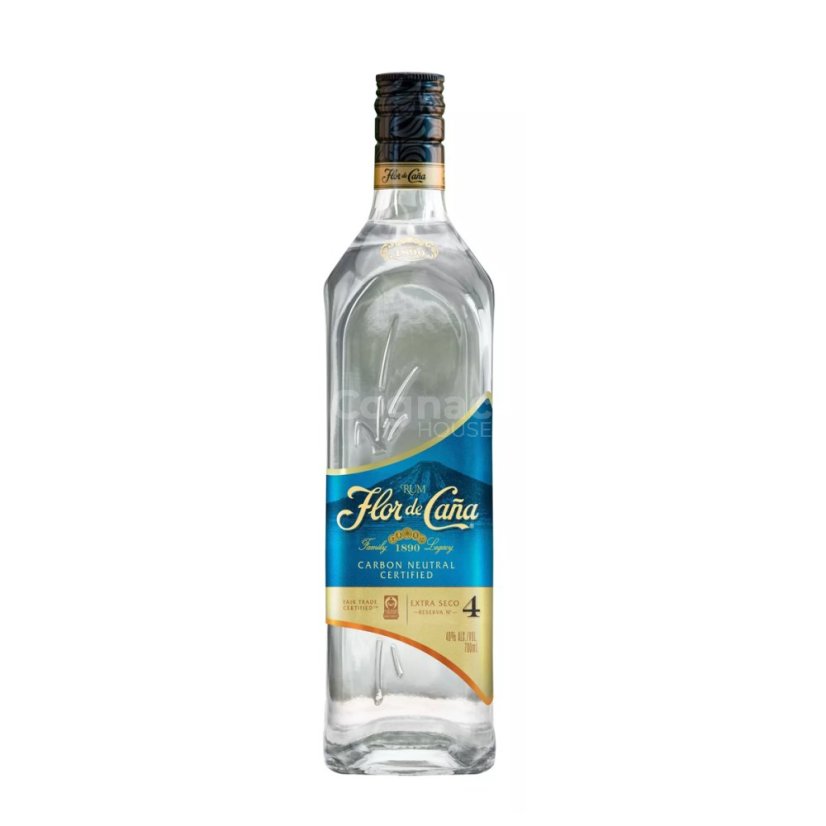 Flor de Caña 4yo Blanco 40% 1l (holá lahev)