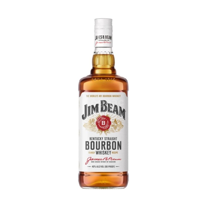 Jim Beam White Label 40% 1,0 l (holá lahev)