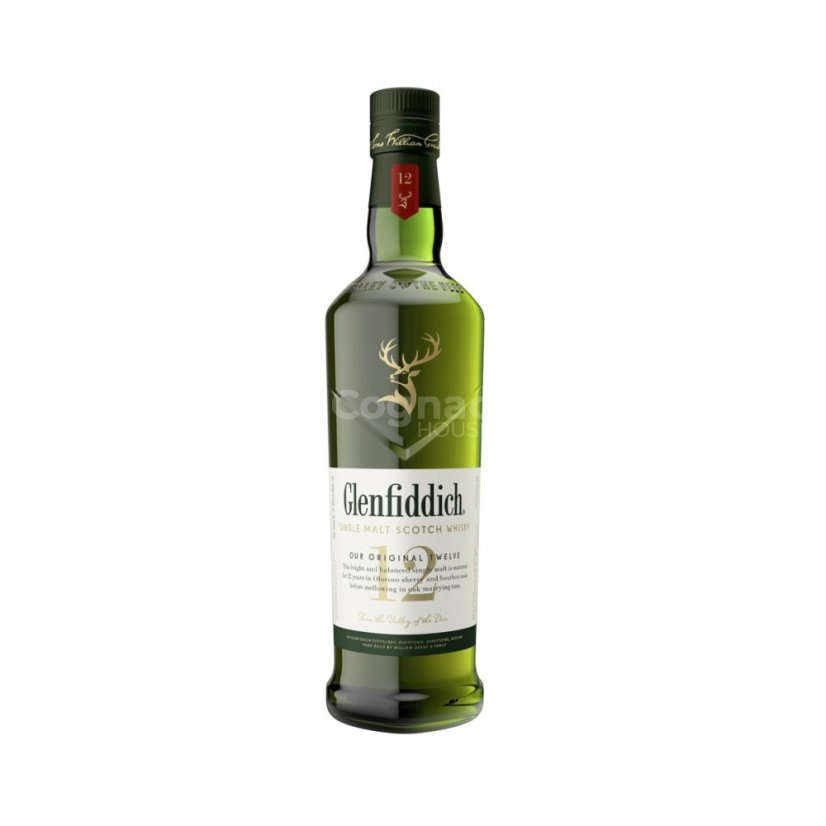 Glenfiddich 12YO 0,7l 40% (tuba)