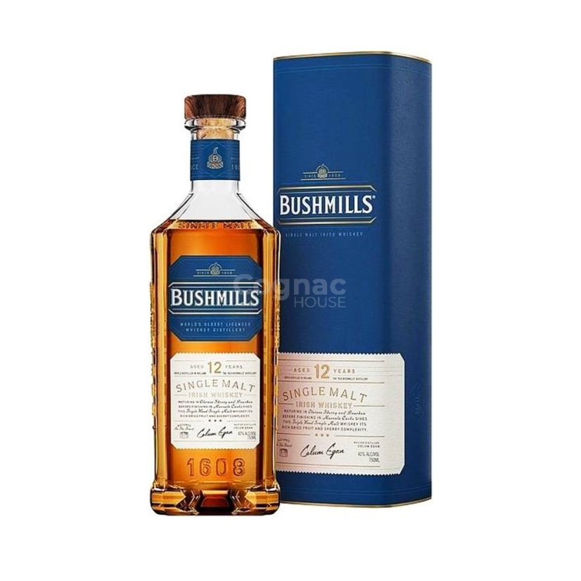 Bushmills Single Malt 12YO 40% 0,7l (tuba)