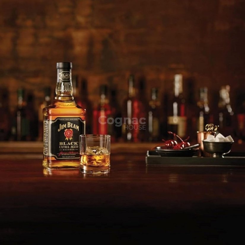 Jim Beam Black Extra Aged 43% 0,7l (holá lahev)