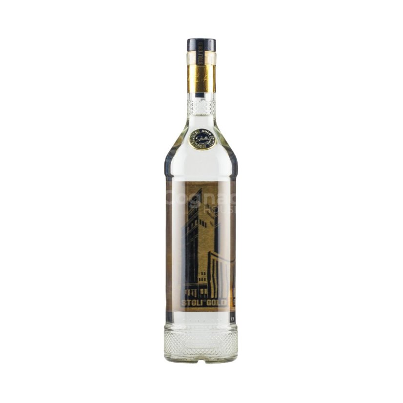 Stoli Gold vodka 40% 1l (holá lahev)