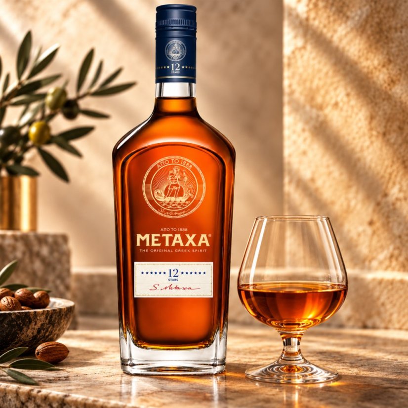 Metaxa 12* 40% 0,7l (holá lahev)