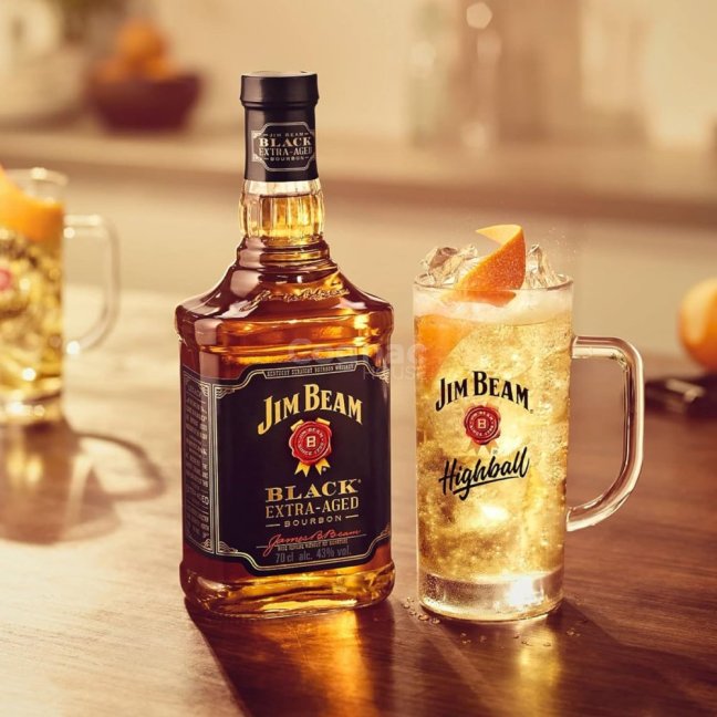 Jim Beam Black Extra Aged 43% 1,0l (karton)