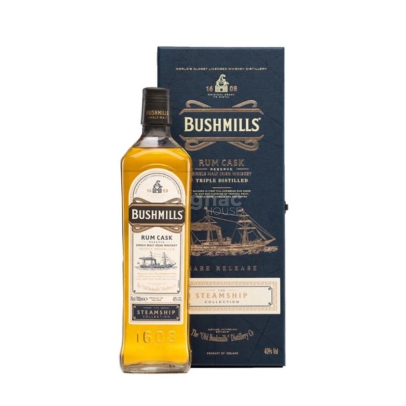 Bushmills Steamship Collection Rum Cask 40% 0,7l (dárkový box)