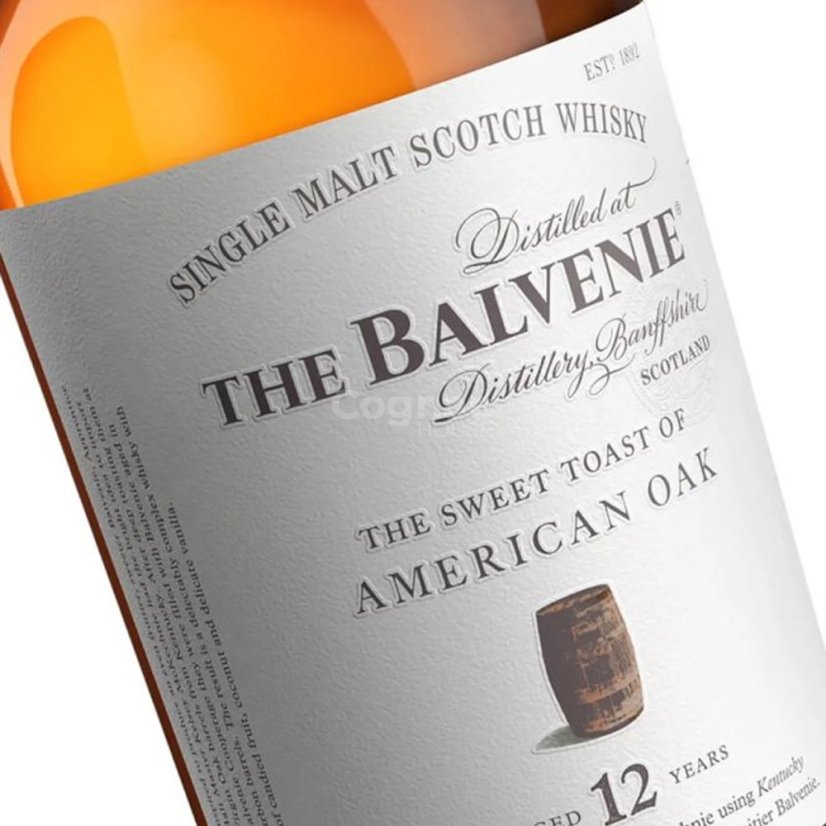 Balvenie 12 YO American Oak 0,7l 43% (tuba)