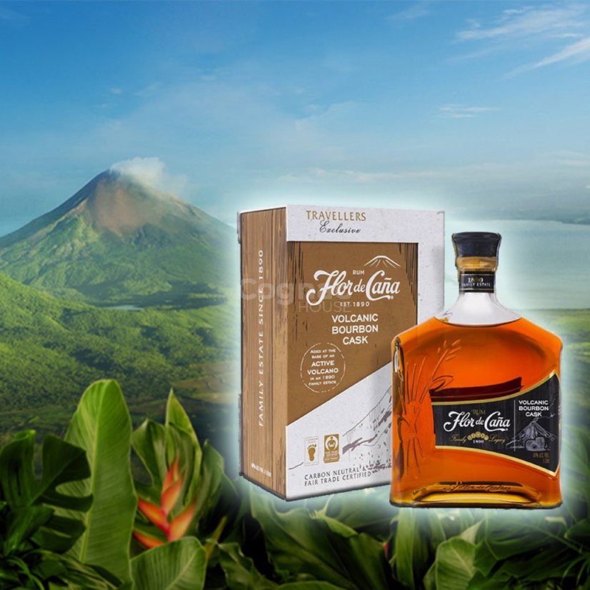 Flor de Caña Volcanic 40% 1,0l (karton)