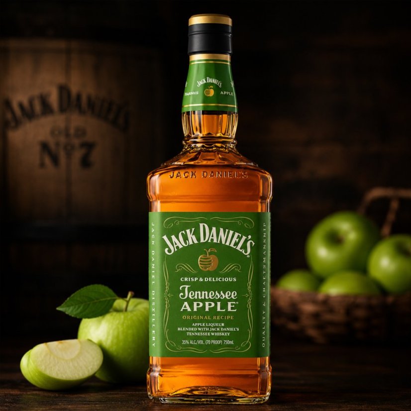 Jack Daniels Apple 35% 1,0l (holá lahev)