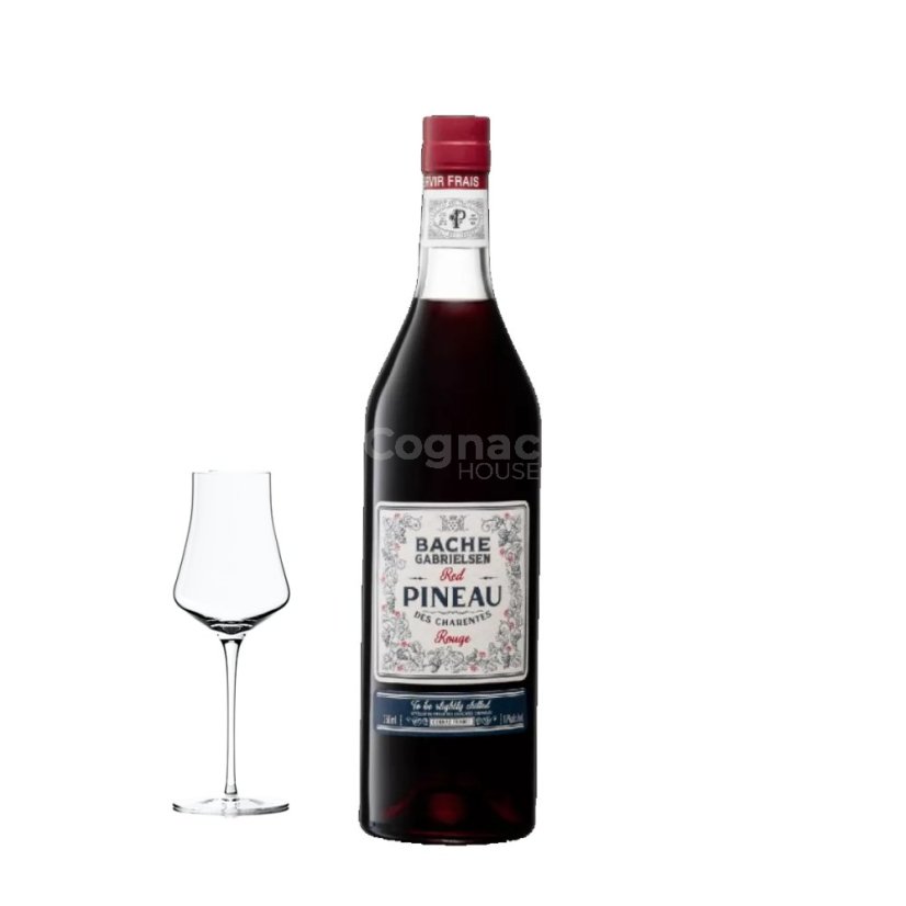 Pineau des Charentes Bache Gabrielsen Rouge 17% 0,75l (holá lahev)