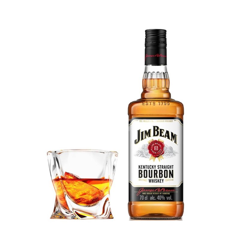 Jim Beam White 40% 0,7 l (holá lahev)