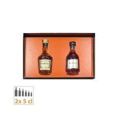 Sada 2x miniatura Hennessy 40% 2x 0,05l (dárkový set)