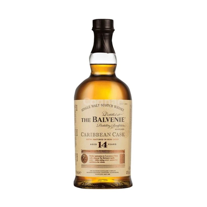 Balvenie 14 YO Caribbean Cask 0,7l 43% (tuba)