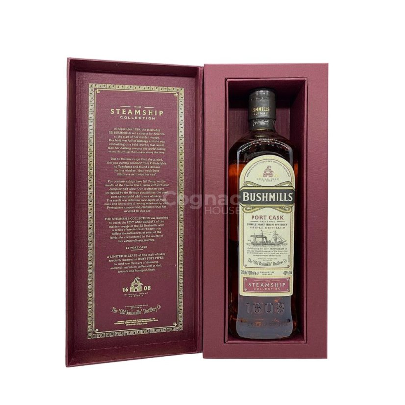 Bushmills Steamship Collection Port Cask 40% 0,7l (dárkový box)