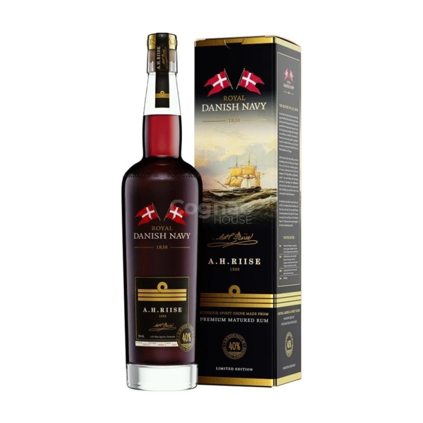 A. H. Riise Royal Danish Navy 40% 0,7l (karton)