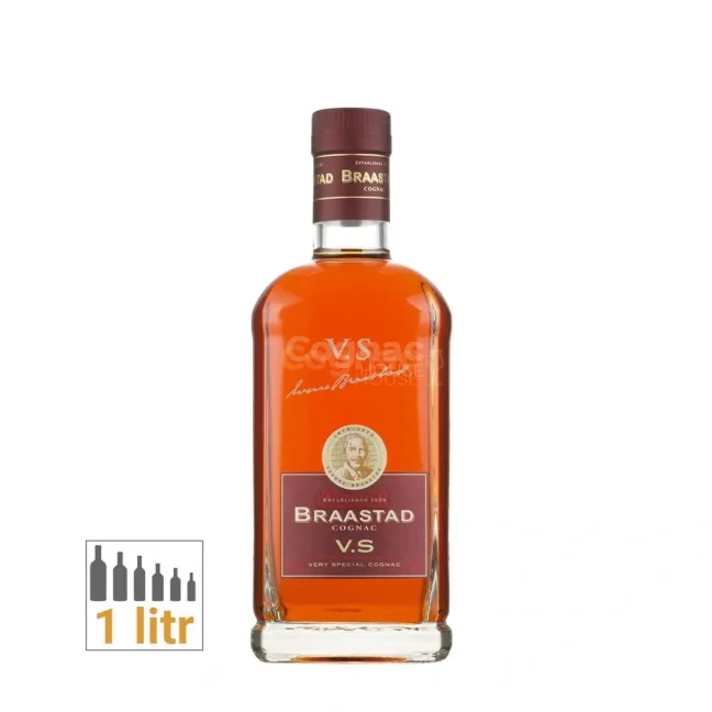 Braastad VS 40% 1,0l (holá lahev)