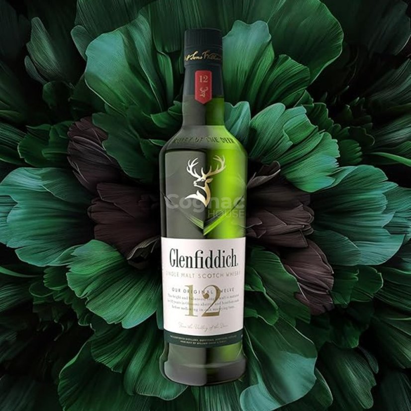 Glenfiddich 12YO 0,7l 40% (tuba)