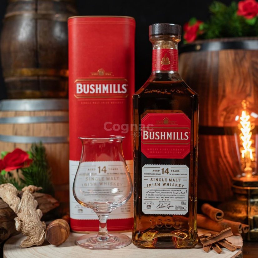 Bushmills 14YO Rare 40% 0,7l (tuba)