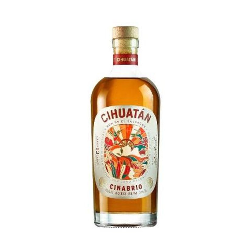 Cihuatán Cinabrio 12 YO + 2x sklenice 40% 0,7l (dárkové balení)