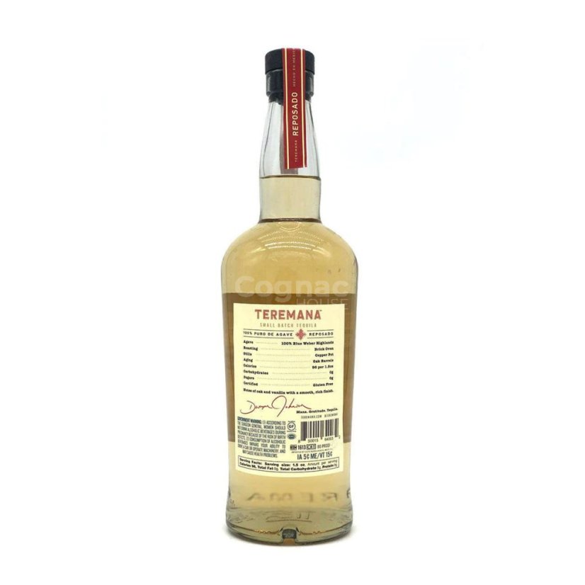 Teremana Tequila Reposado 40% 0,7l (holá lahev)