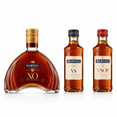 Sada 3x miniatura Martell 40% 3x 0,05l (dárkový set)