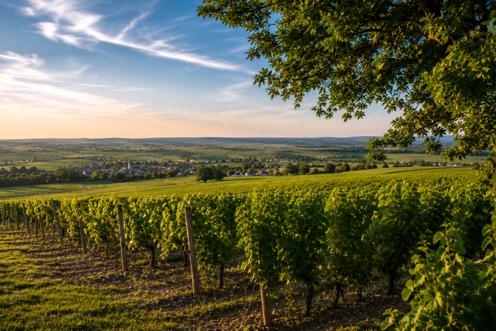 Mapa nebo vyobrazení oblasti Grande Champagne v regionu Cognac