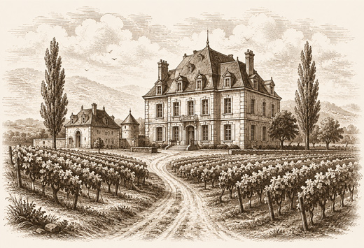 Cognac vineyard