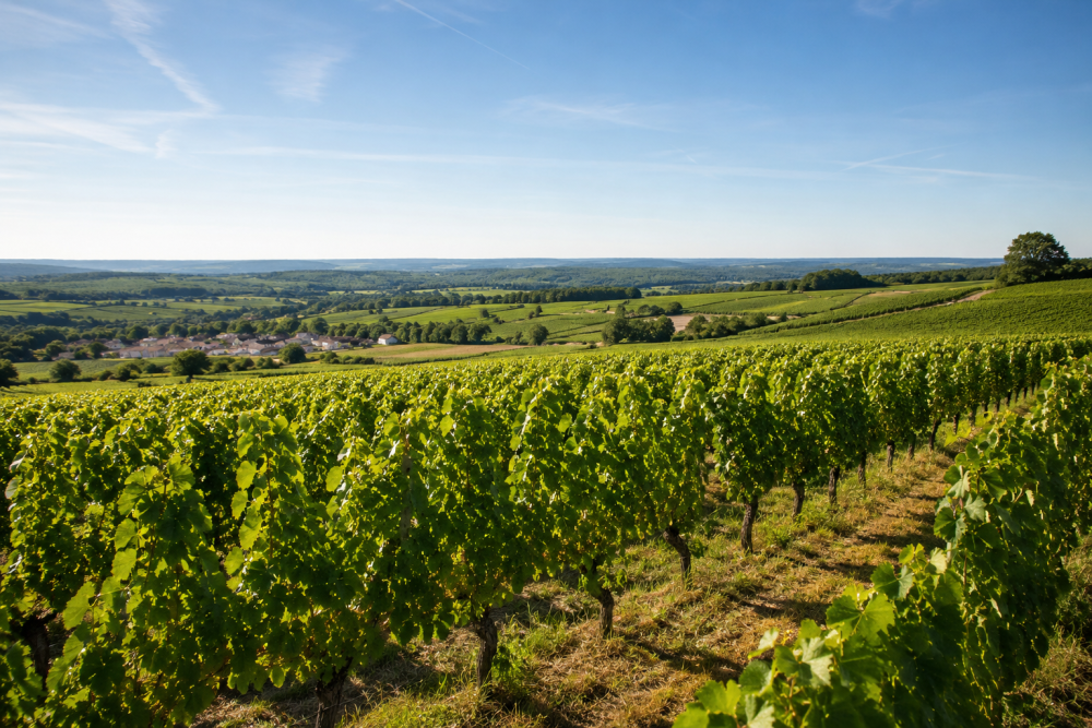 Mapa oblasti Petite Champagne v regionu Cognac